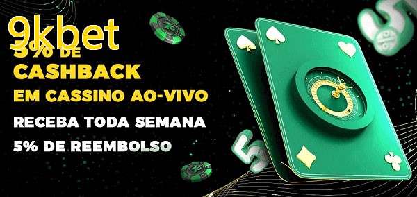 Promoções do cassino ao Vivo 9kbet